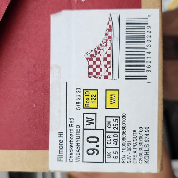 Vans Filmore Hi - Picture 8 of 8